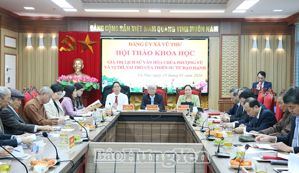   Hội thảo khoa học về giá trị lịch sử, văn hóa chùa Phượng Vũ