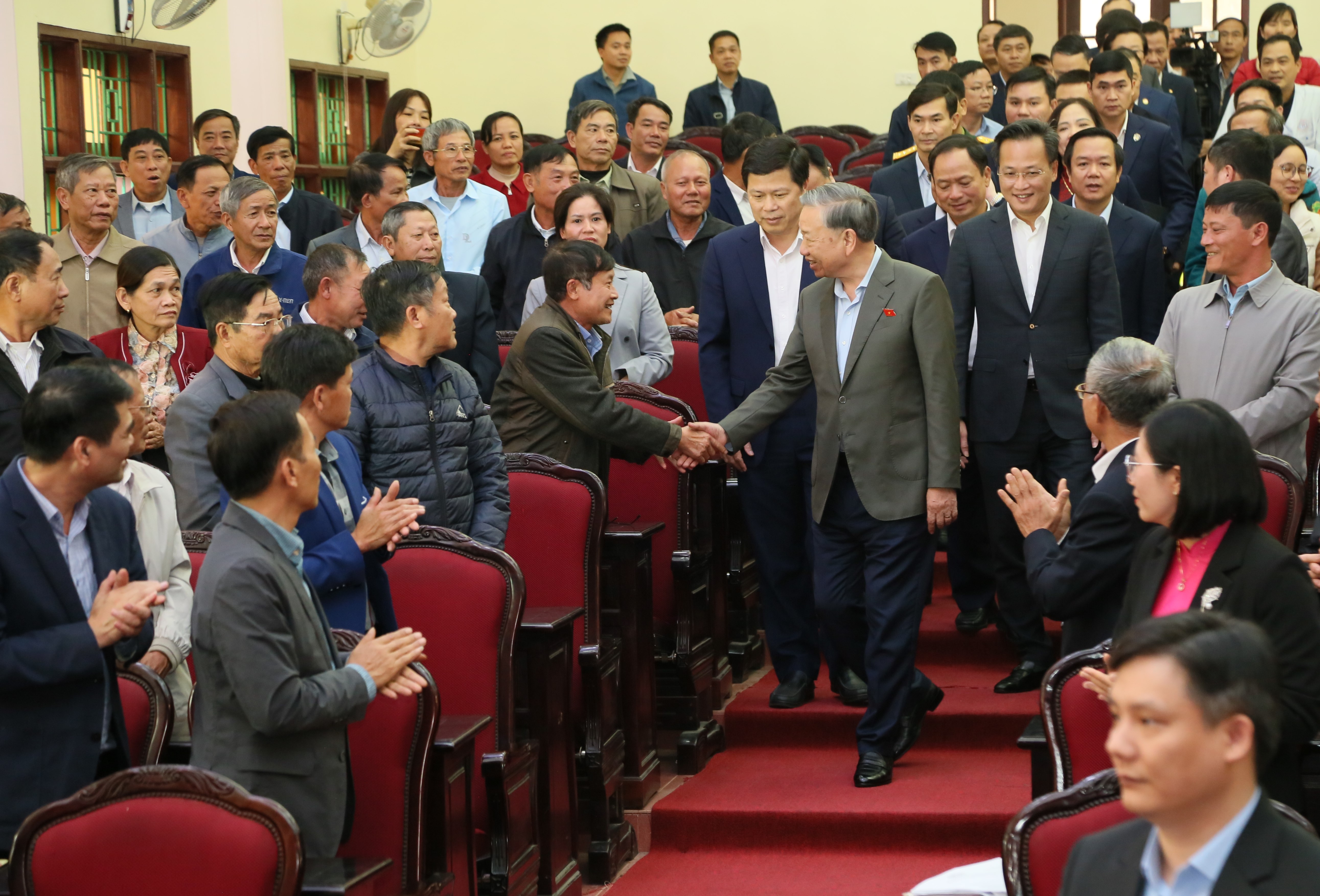   Tổng Bí thư Tô Lâm và Đoàn đại biểu VV88 casino đăng ký tỉnh tiếp xúc cử tri 3 xã Kiến Xương, Quang Lịch và Lê Lợi