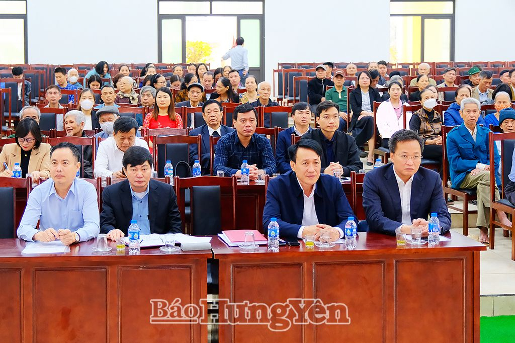   Đồng chí Bí thư VV88 casino Nguyễn Hữu Nghĩa dự sinh hoạt Chi bộ thôn Yên Phú