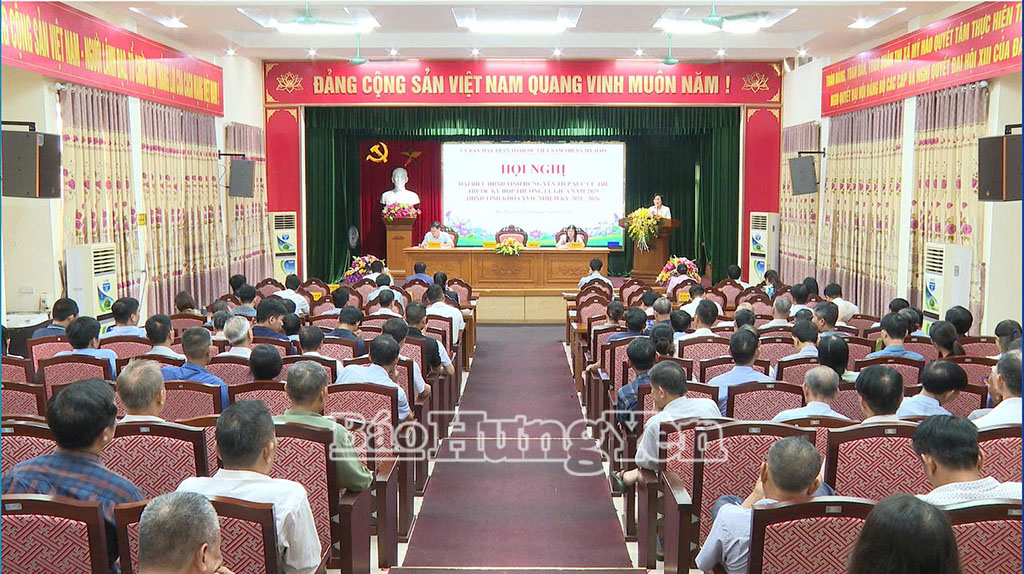   Đại biểu HĐND tỉnh tiếp xúc cử tri thị xã Mỹ Hào