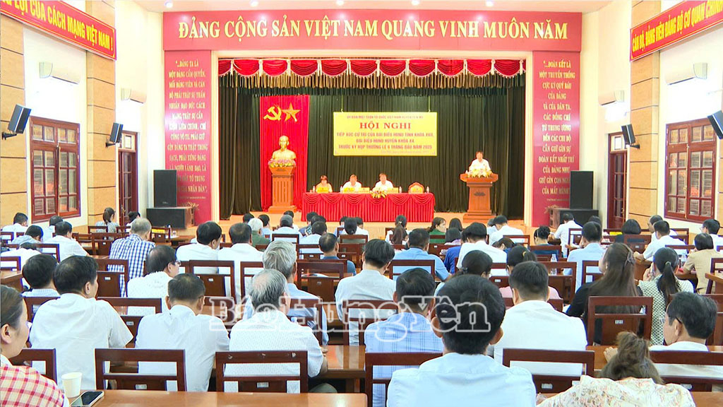   Đại biểu HĐND tỉnh tiếp xúc cử tri huyện Yên Mỹ