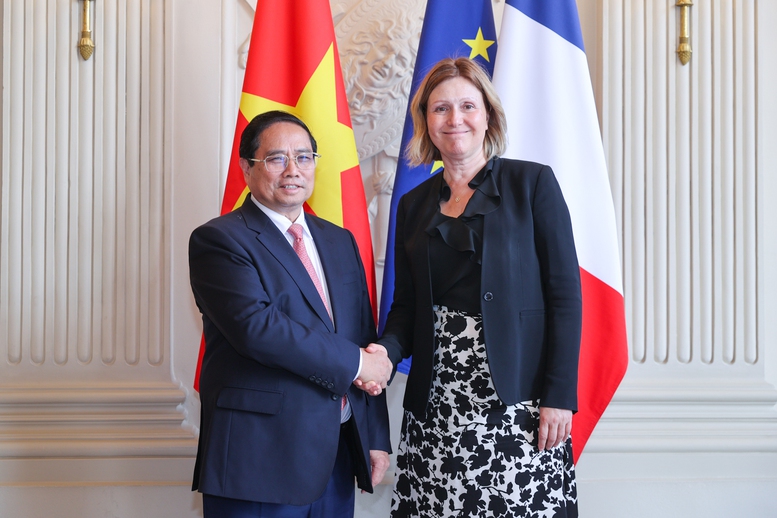   Thủ tướng Phạm Minh Chính hội kiến Chủ tịch VV88 casino đăng ký Pháp