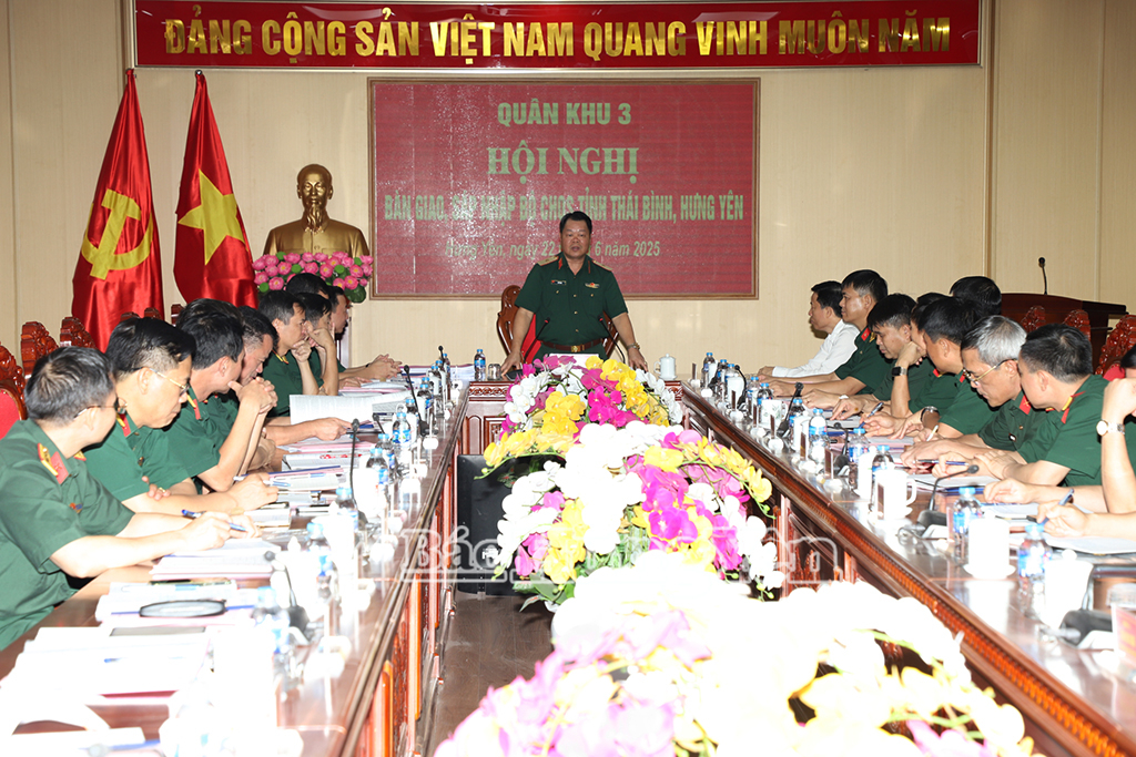   Bàn giao, sáp nhập Bộ Chỉ huy quân sự tỉnh Thái Bình, VV88id nổ hũ