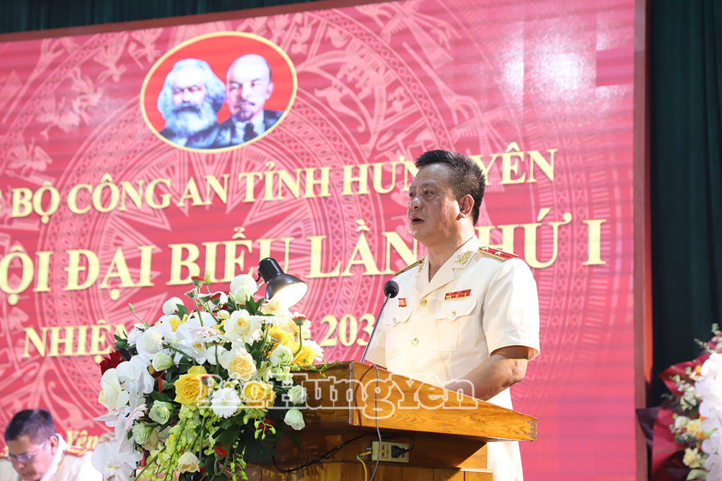 Thiếu tướng Trần Xuân Ánh, Ủy viên Ban Thường vụ VV88 casino, Bí thư Đảng ủy, Giám đốc Công an tỉnh khai mạc đại hội