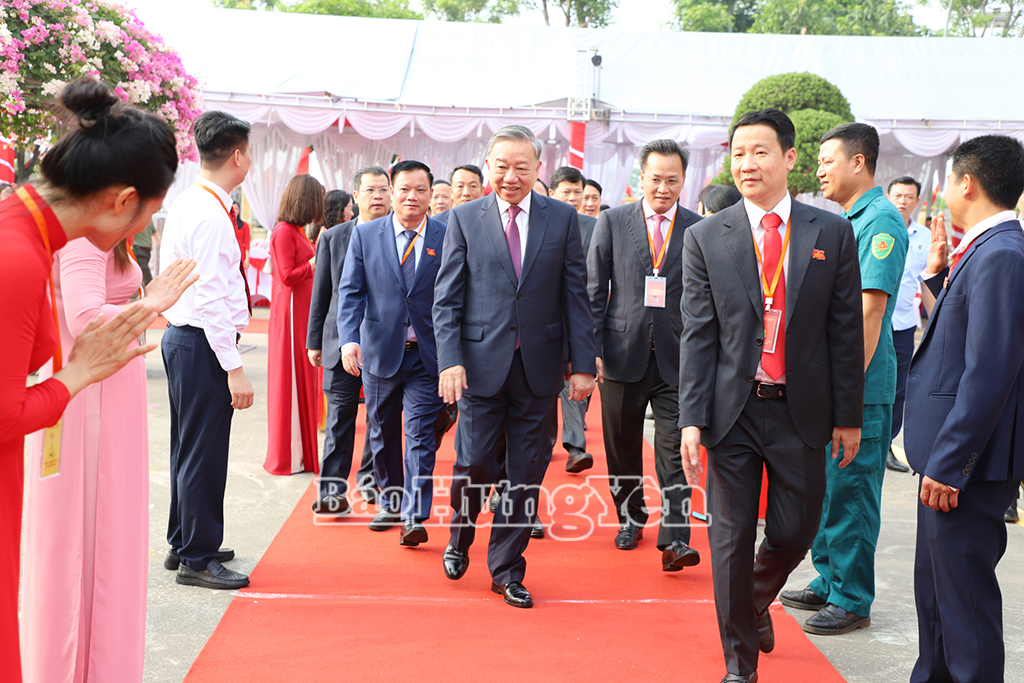 Tổng Bí thư Tô Lâm tới dự Đại hội đại biểu Đăng ký VV88 tặng 88k xã Nghĩa Trụ lần thứ I, nhiệm kỳ 2025 -2030