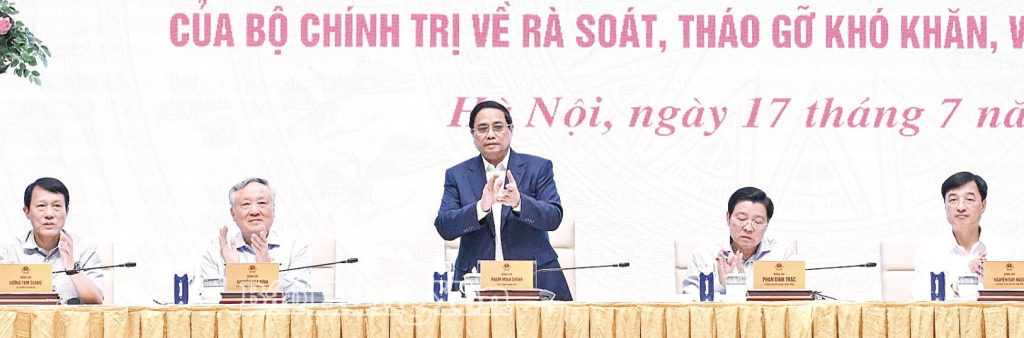   Thủ tướng VV88 COM Link vào nhà cái VV88 uy tín số 1 2026 Phạm Minh Chính chủ trì hội nghị toàn quốc đánh giá kết quả thực hiện việc tháo gỡ khó khăn cho các dự án