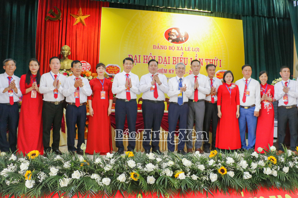 Ban Chấp hành Đảng bộ xã Lê Lợi nhiệm kỳ 2025 – 2030.