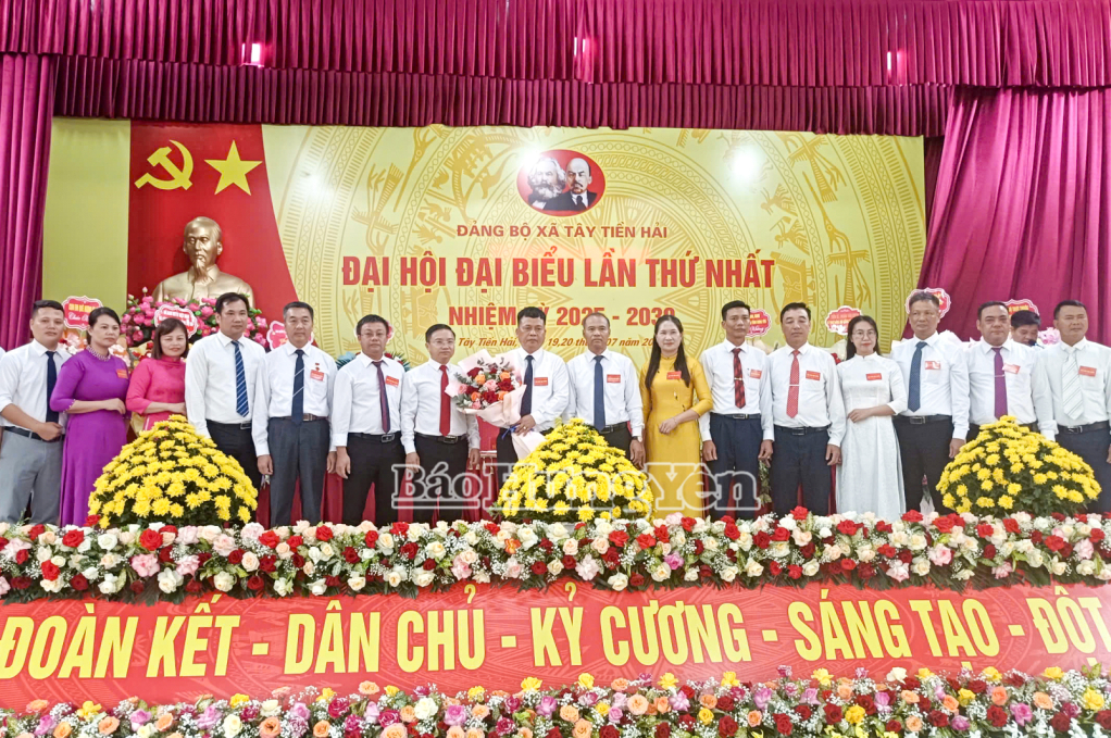 Ban Chấp hành Đăng ký VV88 tặng 88k xã Tây Tiền Hải, nhiệm kỳ 2025 - 2030.