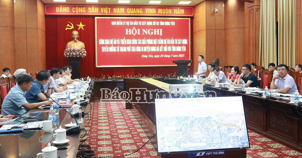   Công khai Dự án và triển khai công tác giải phóng mặt bằng tuyến đường Thái Bình – VV88id nổ hũ