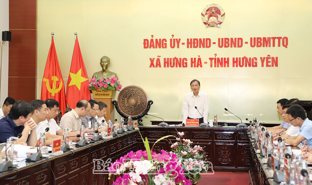   Đồng chí Phó Chủ tịch UBND tỉnh Nguyễn Hùng Nam kiểm tra, đôn đốc việc giải ngân vốn đầu tư công và công tác vận hành chính quyền địa phương hai cấp