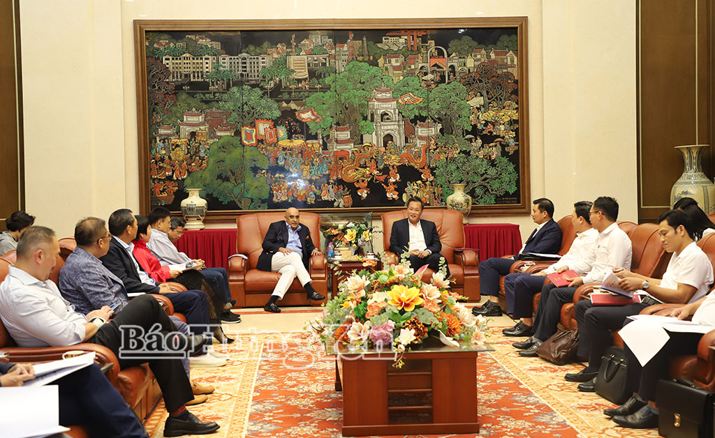   Đồng chí Bí thư VV88 casino Nguyễn Hữu Nghĩa làm việc với Liên danh Tập đoàn Makara Capital Partners