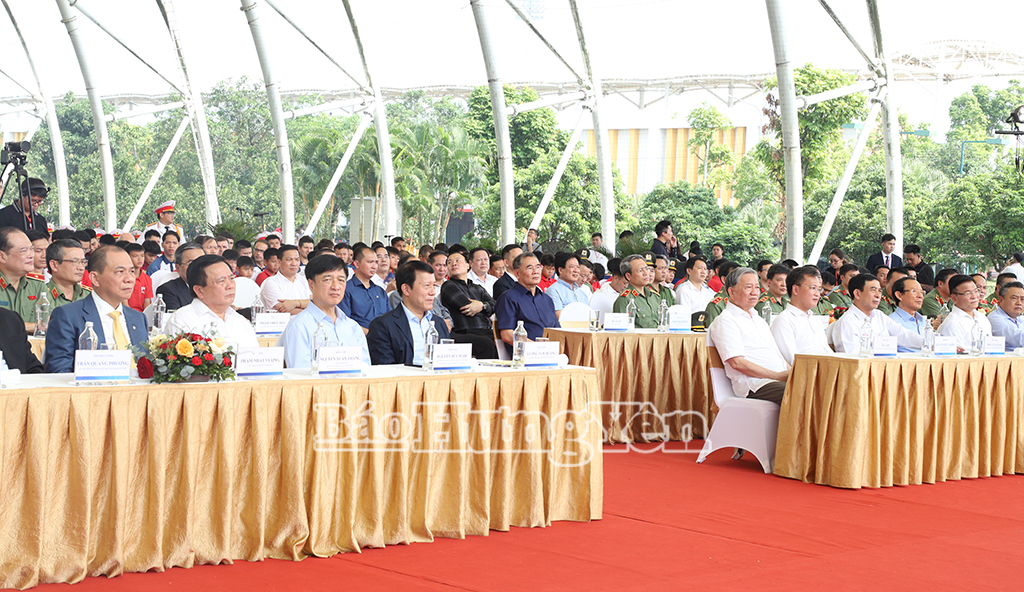   Tổng Bí thư Tô Lâm dự lễ khởi công xây dựng sân vận động hiện đại nhất Việt Nam