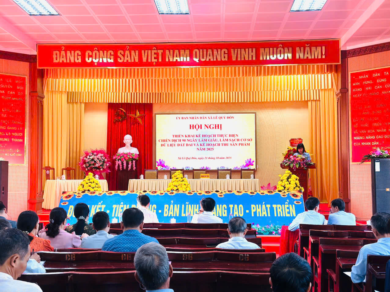   Xã Lê Quý Đôn triển khai Chiến dịch 90 ngày làm giàu, làm sạch cơ sở dữ liệu đất đai