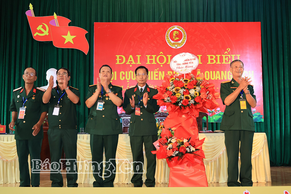   Đại hội đại biểu Hội Cựu chiến binh các xã Quang Lịch, Hồng Quang, Đông Hưng lần thứ I, nhiệm kỳ 2025 - 2030