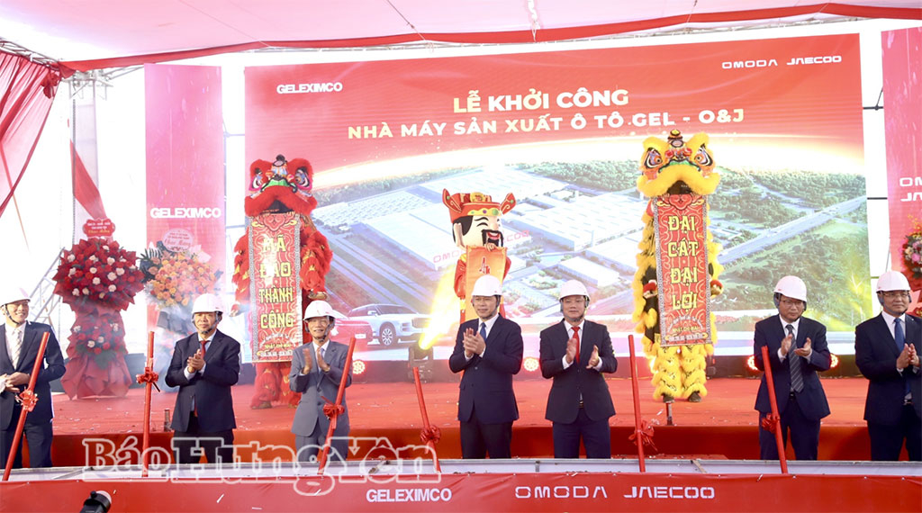   Khởi công Dự án Nhà máy sản xuất ô tô Gel – O&J