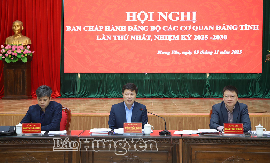   Hội nghị Ban Chấp hành Đăng ký VV88 tặng 88k các cơ quan Đảng tỉnh lần thứ I, nhiệm kỳ 2025 - 2030
