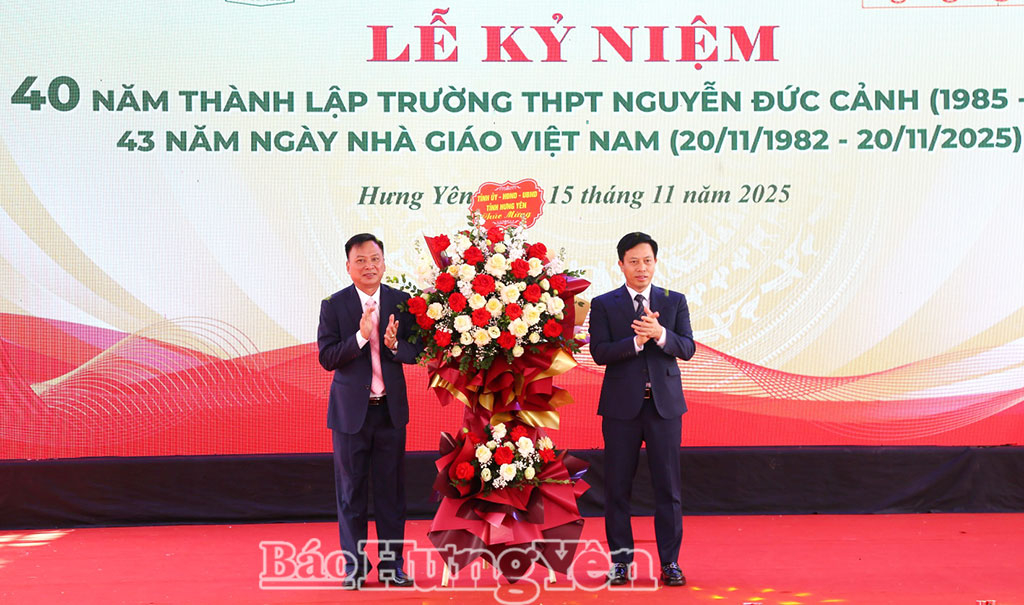   Trường THPT Nguyễn Đức Cảnh kỷ niệm 40 năm thành lập