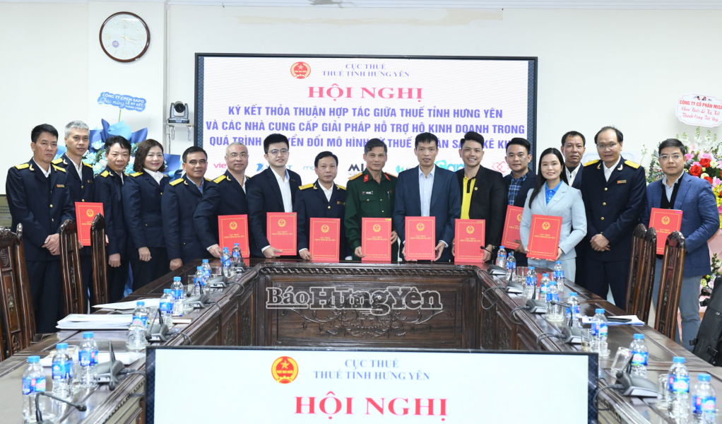   Ký kết thỏa thuận hợp tác hỗ trợ hộ kinh doanh trong quá trình chuyển đổi mô hình từ thuế khoán sang kê khai