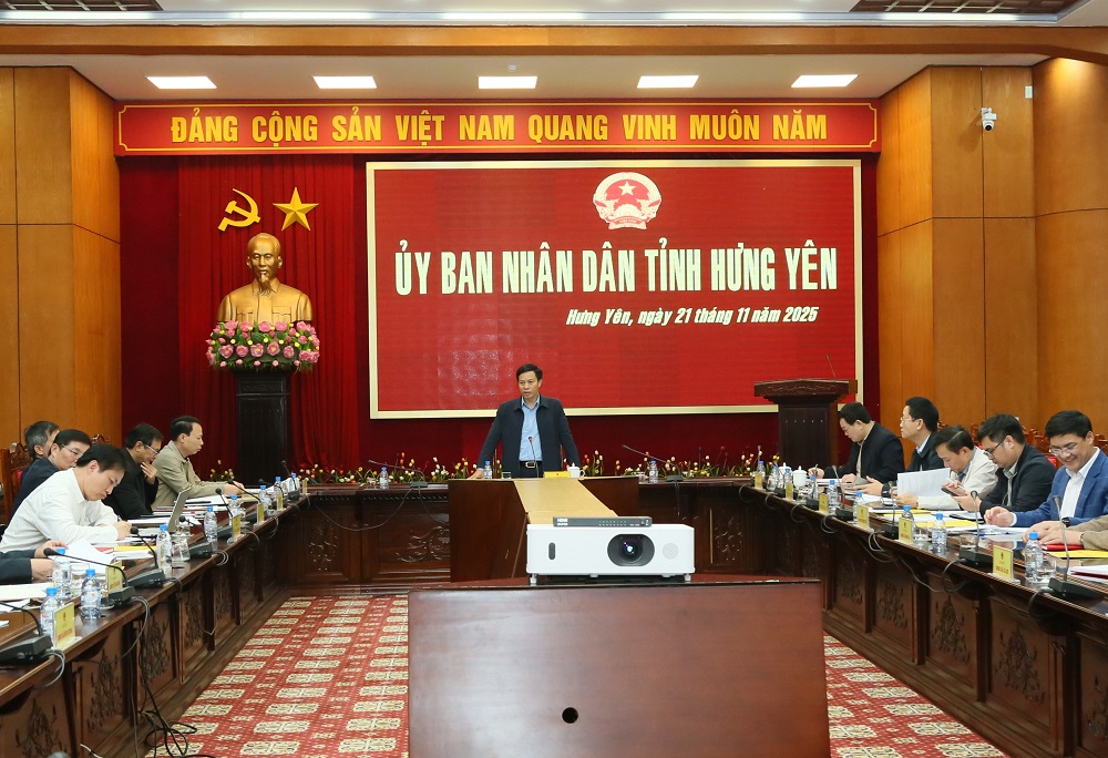   UBND tỉnh họp nghe báo cáo tiến độ triển khai dự án tuyến đường cao tốc Ninh Bình - Hải Phòng, đoạn qua địa phận tỉnh