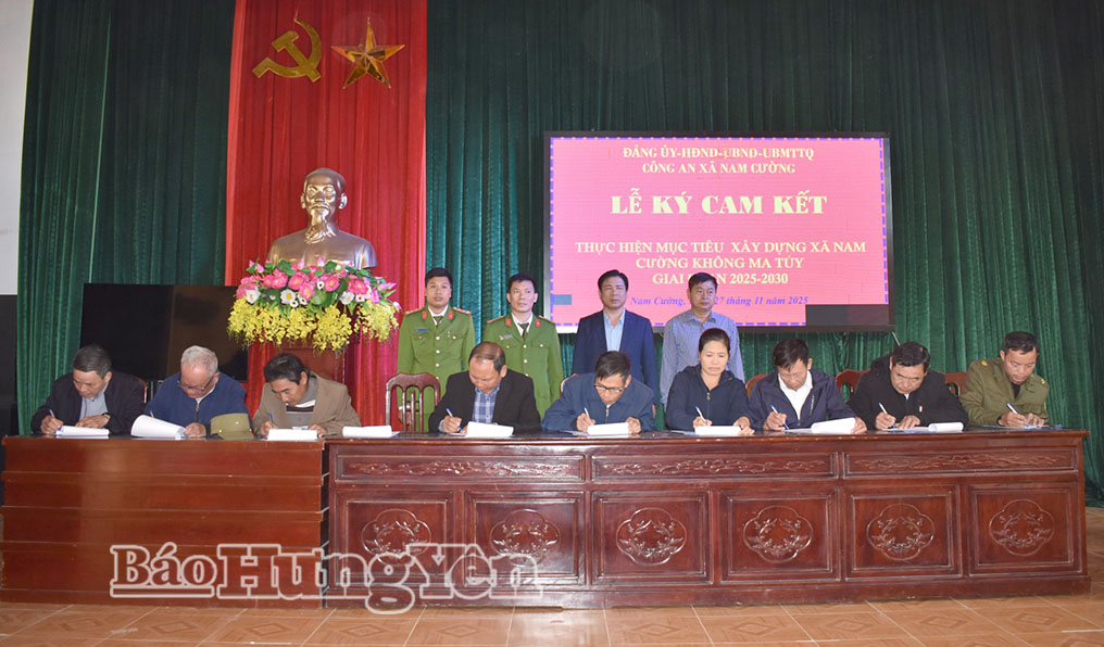   Xã Nam Cường: Triển khai xây dựng xã không ma túy