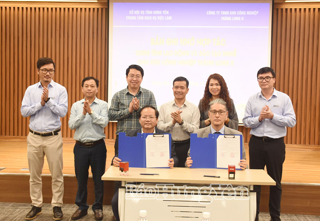   Ký kết biên bản ghi nhớ hợp tác về việc cung ứng, giới thiệu việc làm và đào tạo nghề cho lao động tại Khu VV888 bet đăng nhập Thăng Long II