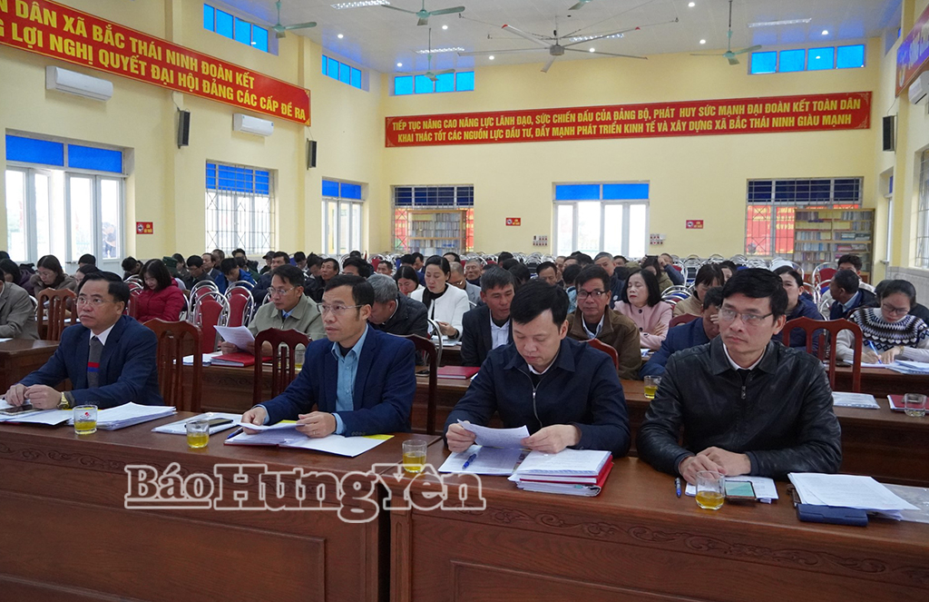   Xã Bắc Thái Ninh: Tổng giá trị sản xuất năm 2025 tăng 8,5%