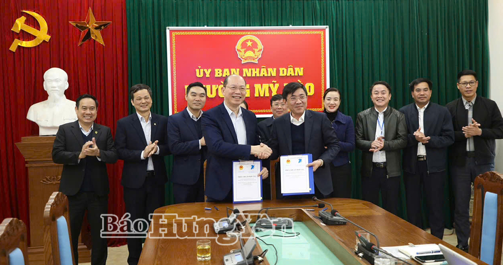   Phường Mỹ Hào và Viễn thông VV88id nổ hũ ký kết thỏa thuận hợp tác về chuyển đổi số