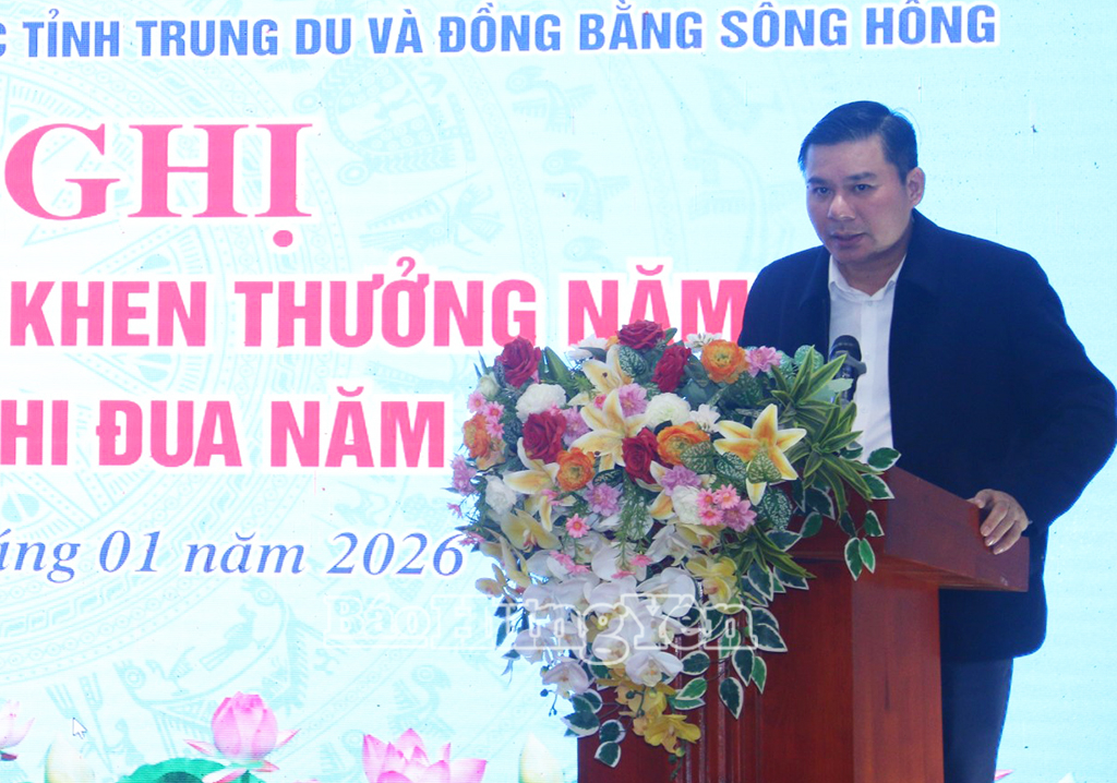 Đồng chí Nguyễn Lê Huy, Ủy viên Ban Thường vụ VV88 casino, Phó Chủ tịch Thường trực UBND tỉnh phát biểu chỉ đạo tại hội nghị.