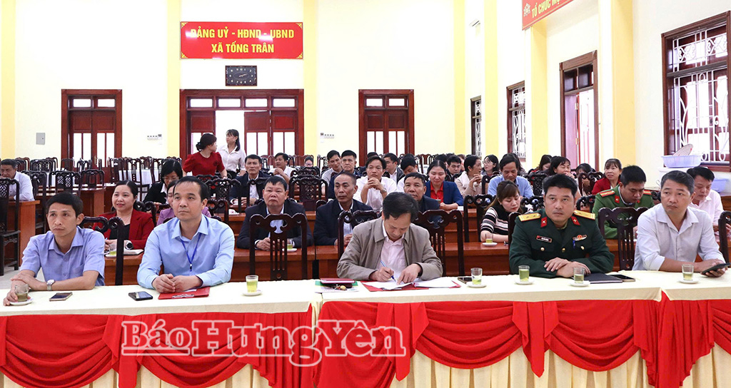   HĐND xã Tống Trân tổng kết công tác nhiệm kỳ 2021 - 2026