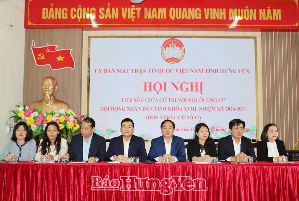   Hội nghị tiếp xúc giữa cử tri với những người ứng cử đại biểu HĐND tỉnh khóa XVIII, đơn vị VV88id casino và khuyến mãi số 17