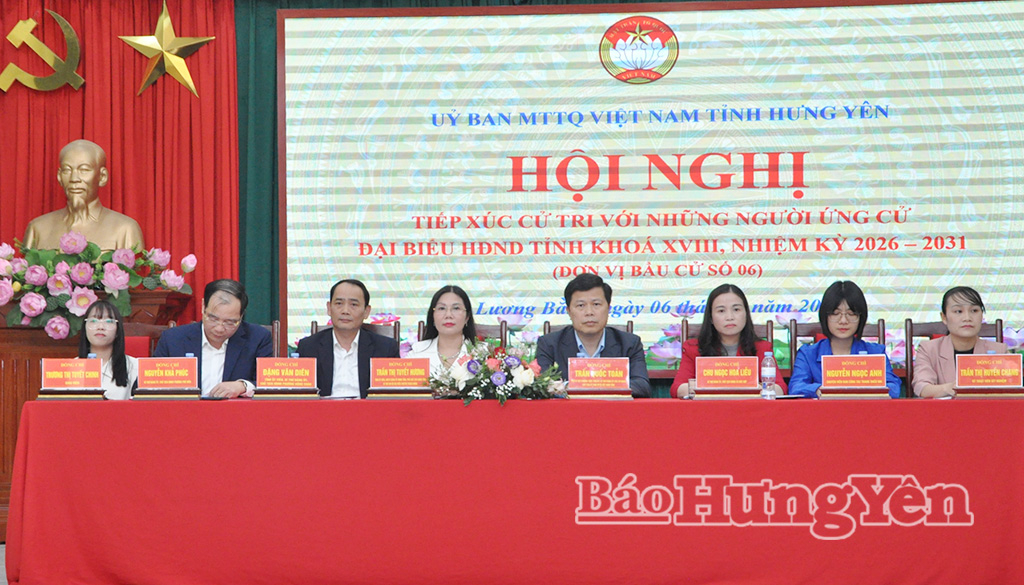   Hội nghị tiếp xúc giữa cử tri với những người ứng cử đại biểu HĐND tỉnh khóa XVIII, đơn vị VV88id casino và khuyến mãi số 6