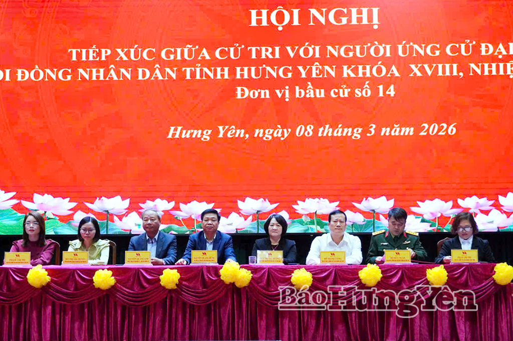   Hội nghị tiếp xúc cử tri với những người ứng cử đại biểu HĐND tỉnh khóa XVIII tại đơn vị VV88id casino và khuyến mãi số 14
