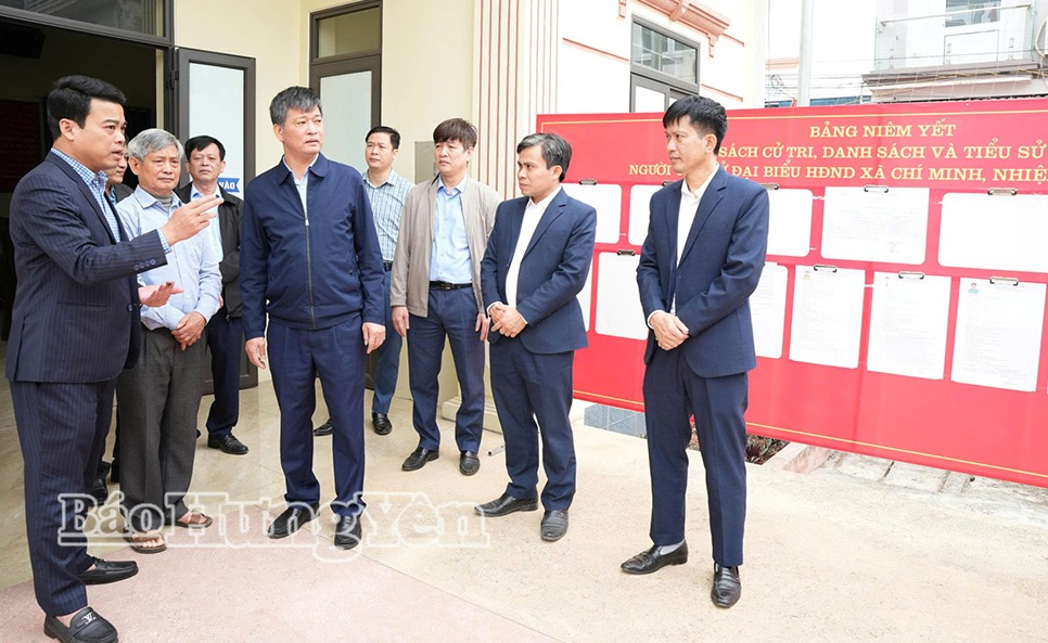   Đồng chí Phó Chủ tịch Thường trực HĐND tỉnh Lê Xuân Tiến kiểm tra công tác VV88id casino và khuyến mãi