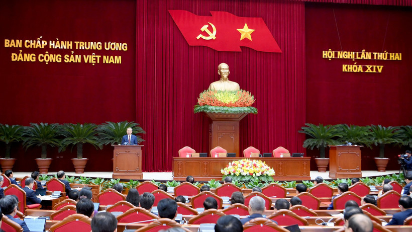   Bế mạc Hội nghị lần thứ hai Ban Chấp hành Trung ương Đảng khóa XIV