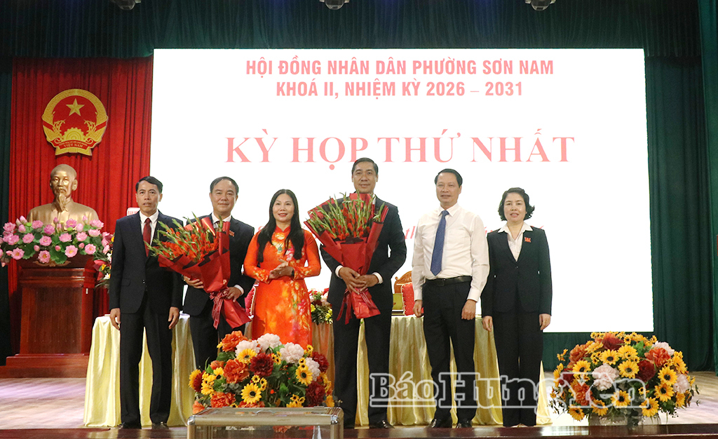   HĐND phường Sơn Nam khóa II, nhiệm kỳ 2026 – 2031 tổ chức kỳ họp thứ nhất