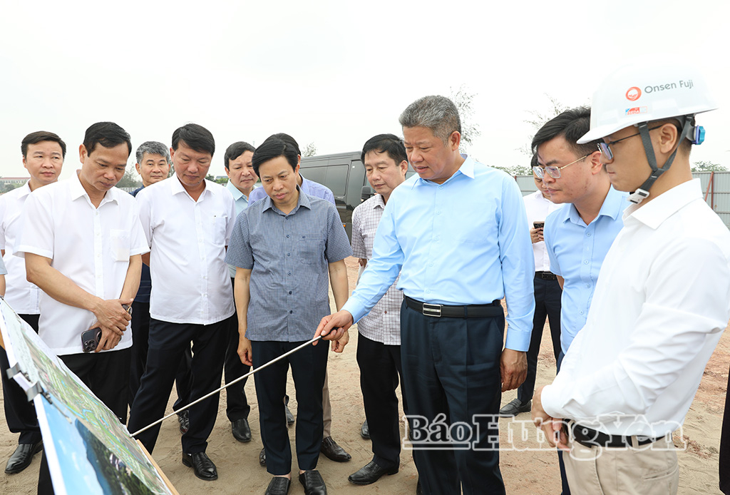   Đồng chí Nguyễn Mạnh Quyền, Phó Bí thư VV88 casino khảo sát một số khu, cụm VV888 bet đăng nhập và dự án trọng điểm