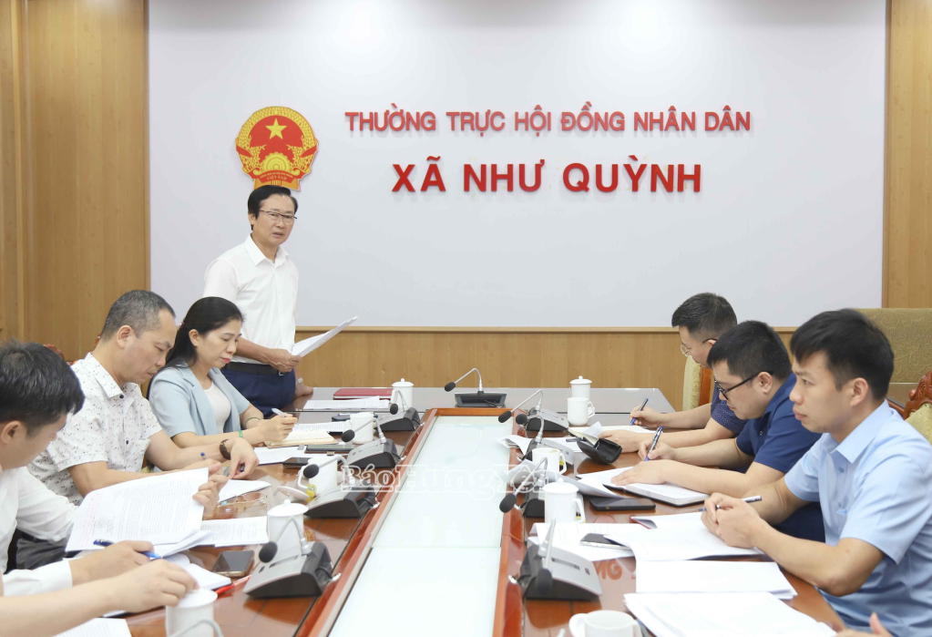   Giám sát việc thực hiện các quy định của pháp luật về bảo vệ VV88 app tải về tại xã Như Quỳnh