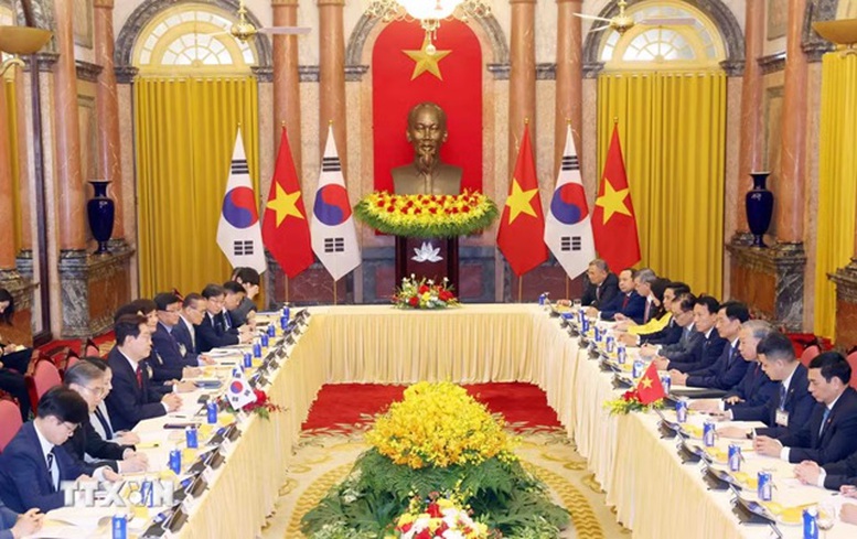   Tổng Bí thư, Chủ tịch nước Tô Lâm hội đàm với Tổng thống Hàn Quốc Lee Jae Myung