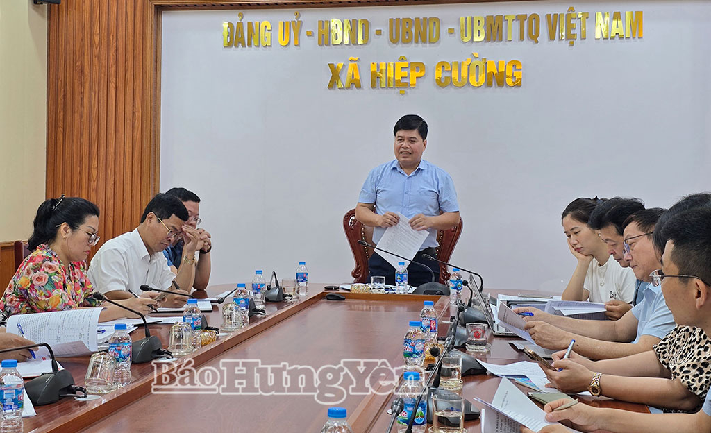   Kiểm tra công tác bảo đảm an toàn thực phẩm tại xã Hiệp Cường