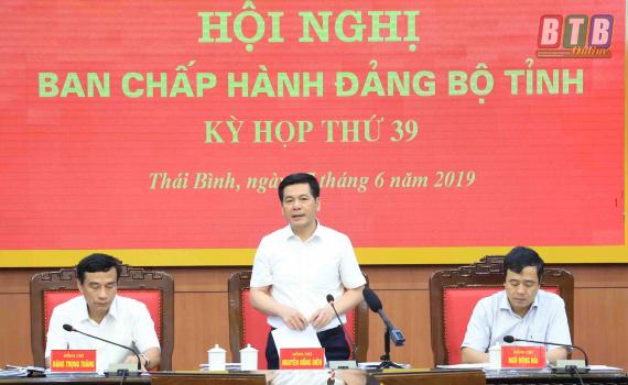  Thảo luận về đồ án quy hoạch chung xây dựng Khu kinh tế Thái Bình