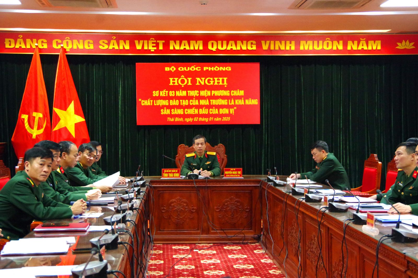   Tổng kết thực hiện phương châm “Chất lượng đào tạo của Nhà trường  là khả năng sẵn sàng chiến đấu của đơn vị”