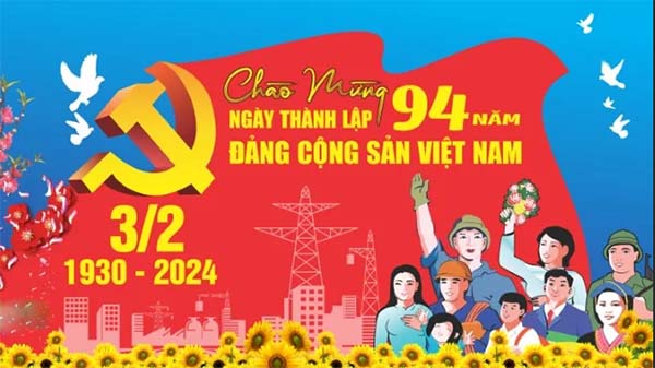   Tự hào vững bước dưới cờ Đảng vinh quang