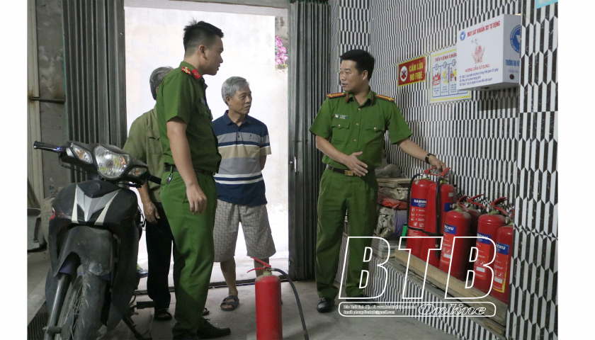   Kiểm tra việc bảo đảm an toàn phòng cháy, chữa cháy tại các cơ sở kinh doanh dịch vụ lưu trú