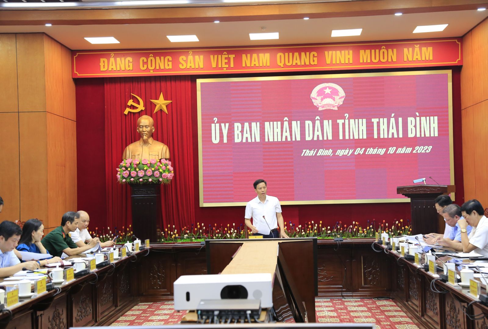   Họp xét, công nhận xã đạt chuẩn nông thôn mới nâng cao xã An Thái, huyện Quỳnh Phụ