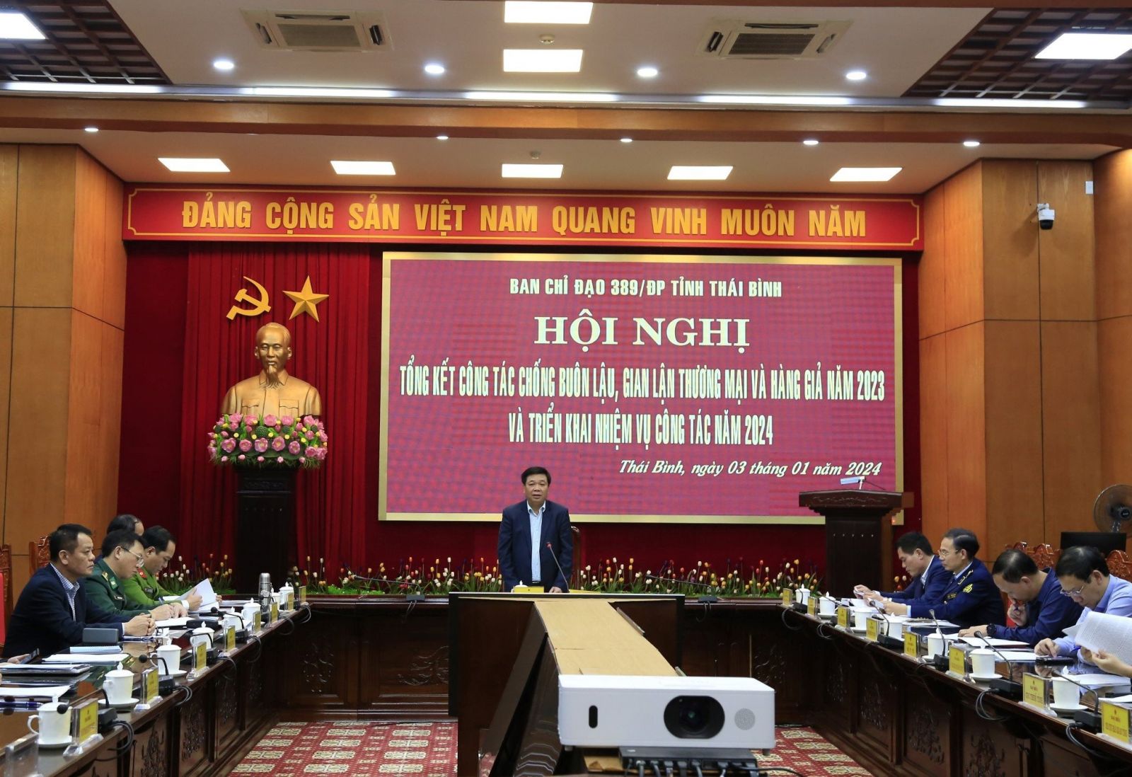   Ban Chỉ đạo 389/ĐP tỉnh: Tổng kết công tác chống buôn lậu, gian lận thương mại và hàng giả năm 2023