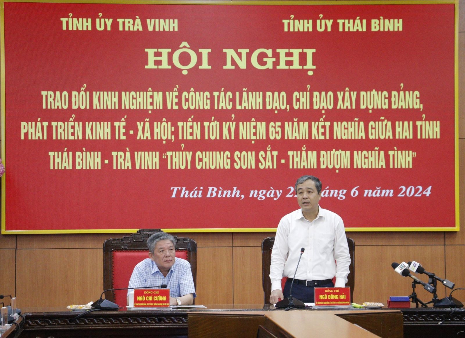   Thái Bình - Trà Vinh tuy xa mà gần, đồng hành phát triển