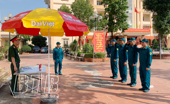   Hội thao dân quân, tự vệ thành phố Thái Bình năm 2023