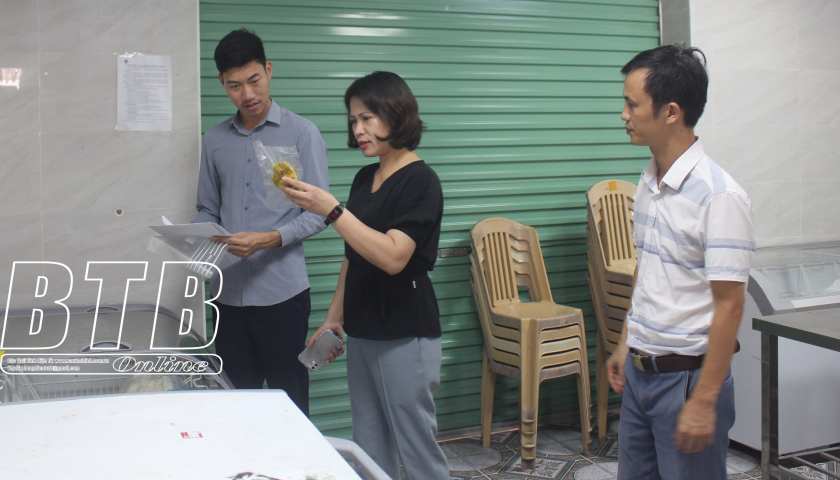   Kiểm tra liên ngành an toàn thực phẩm dịp tết Trung thu năm 2023