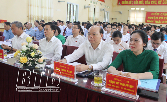   Kỳ họp thứ sáu, HĐND huyện Vũ Thư khóa XX, nhiệm kỳ 2021 - 2026