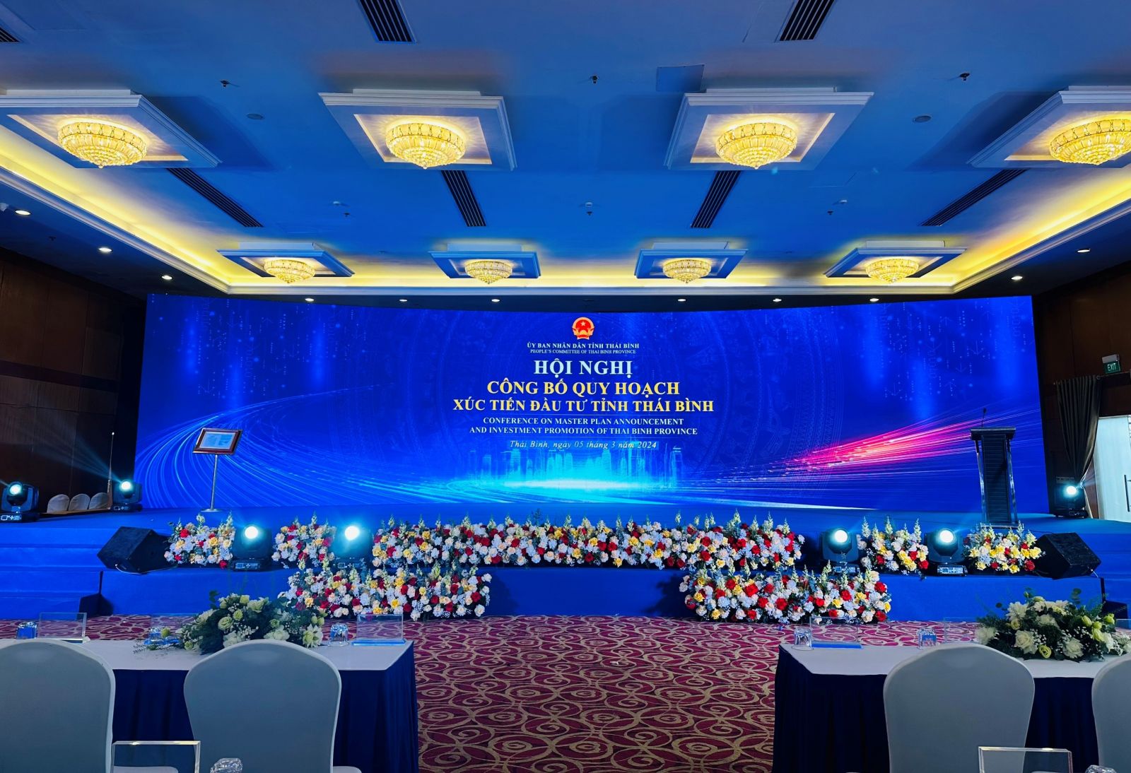   Sẵn sàng cho sự kiện công bố Quy hoạch và xúc tiến đầu tư tỉnh Thái Bình